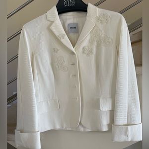 VINTAGE MOSCHINO CHEAP & CHIC WHITE JACKET